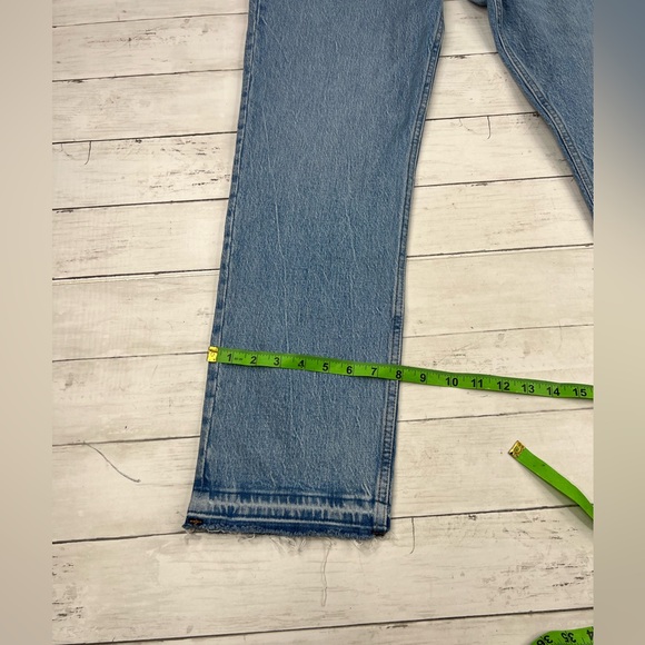 Abercrombie & Fitch ‘90s Straight Ultra High Rise 28/6R Denim Jeans NWT - Picture 11 of 12